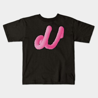 u animal initials Kids T-Shirt